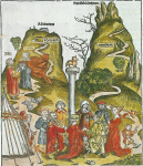 Woodcut from Hartmann Schedel's Weltchronik Nuremberg 1493